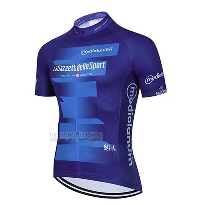 2023 Cycling Jersey Giro D'italy Blue Short Sleeve And Bib Short
